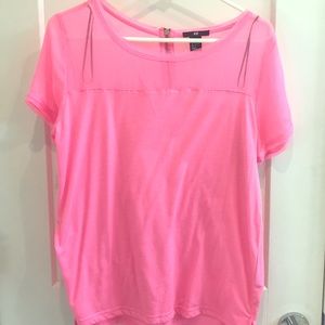 Bright pink H&M shirt